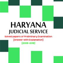 HARYANA  JUDICIAL SERVICE PREVIOUS YEARS' QUESTIONS
