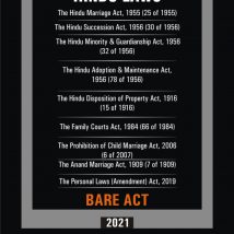 Hindu Law (Bare Act 2021)