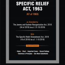 The Specific Relief Act, 1963 (Bare Act)